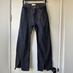 Abercrombie & Fitch Women’s 90s Relaxed High Rise Black Jeans Sz 26